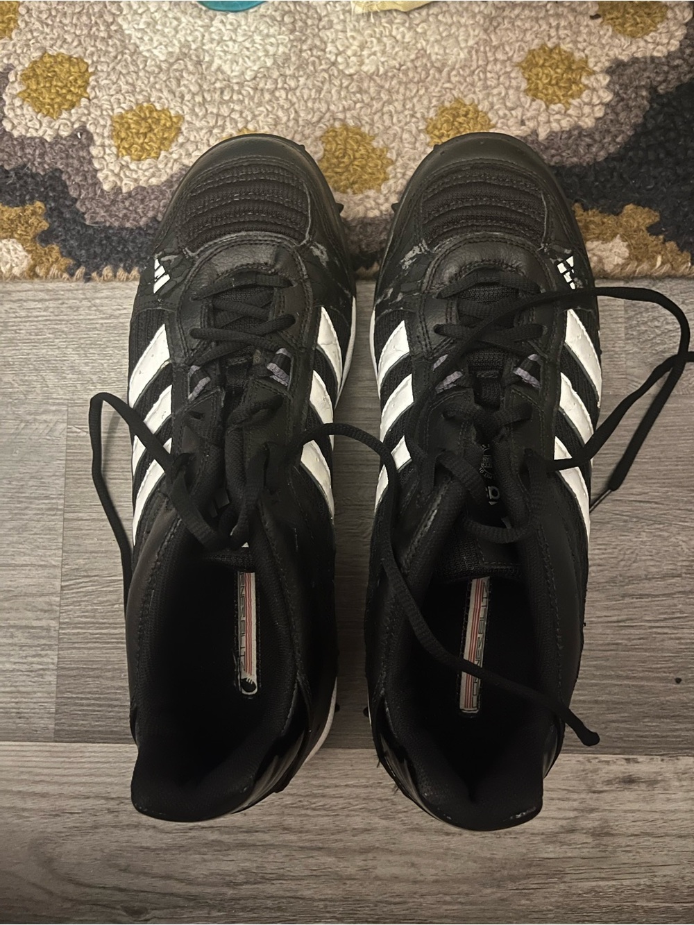 Men's Adidas Black cleats